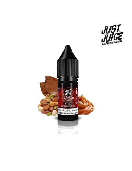 Just Juice Nic Salt Tobacco Club Nutty Caramel