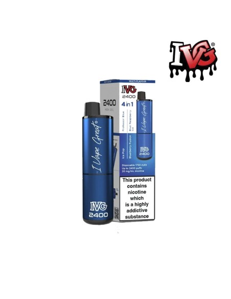 Ivg 2400 4 in 1 Multi Flavour Blue Edition