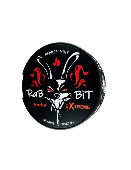 Rabbit Nicotine Pouches Pepper Mint 50mg