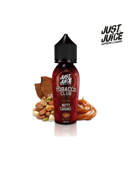 Líquido Just Juice Tobacco Club Nutty Caramel 50ml